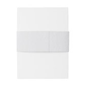 Orchid Vows Ivory Formal Classic Wedding Initials 招待状ベリーバンド (裏面例)