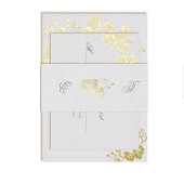 Orchid Vows Ivory Formal Classic Wedding Initials 招待状ベリーバンド