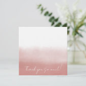 Orchid Watercolor サンキューカード (スタンド正面)