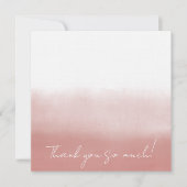 Orchid Watercolor サンキューカード (正面)