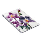 Orchid - Watercolor flowers ノートブック (右側)