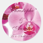 Orchidée ラウンドシール (正面)