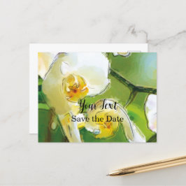 Orchidee weiß - Aquarell-Design | ポストカード
