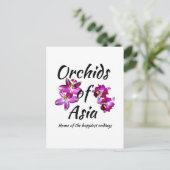 Orchids of Asia シーズンポストカード (スタンド正面)