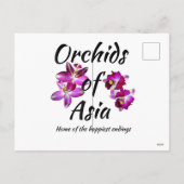 Orchids of Asia シーズンポストカード (裏面)