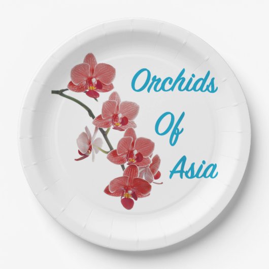 Orchids of Asia Day Spa ペーパープレート (正面)