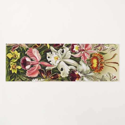 Orchids, Orchideae Denusblumen Ernst Haeckel  ヨガマット (正面(横))
