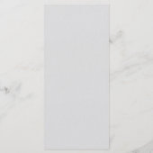 Orchids Reverie Ivory Formal Traditional Wedding メニュー (裏面)