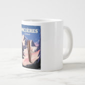 ORCIÈRES フランス スキーポスター ジャンボコーヒーマグカップ (正面右)
