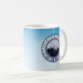 Orcières Merlette Station de ski コーヒーマグカップ (正面右)