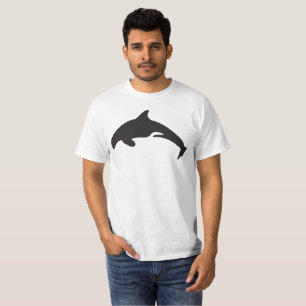 Orcinus orca – ジャンプキラークジラ tシャツ