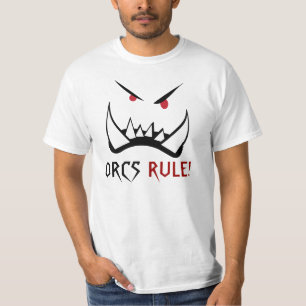 Orcsの規則、モンスターのTシャツ Tシャツ