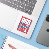 ORDエアポートシカゴ シール (ノートパソコンとiPhone)