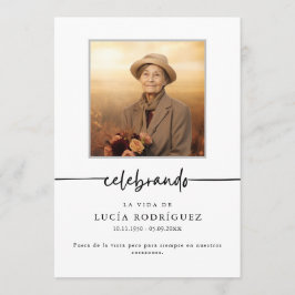 Orden de Servicio葬儀スペインの祝賀堂写真 プログラム