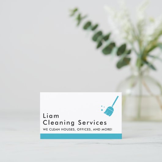 Order Cleaning Services名刺 名刺 (スタンド正面)