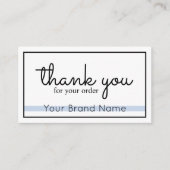 Order Enclosureカードをありがとう エンクロージャーカード (正面)