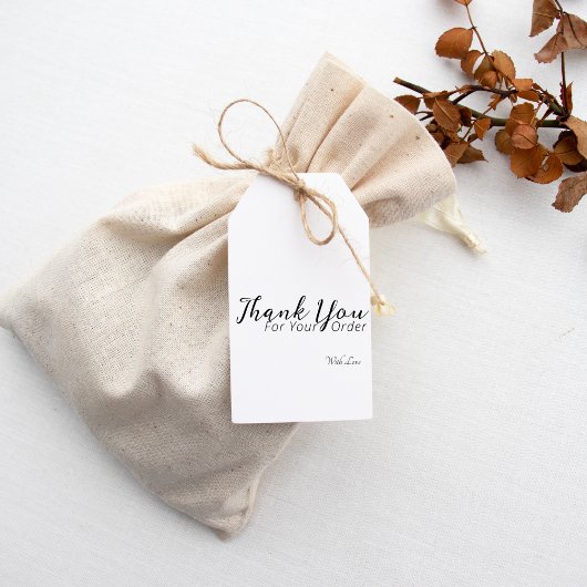 Order Handmadeスクリプトに感謝エレガントする セルフインキングスタンプ