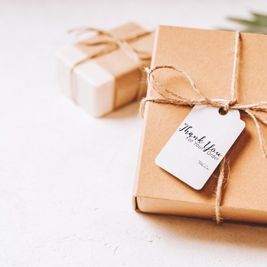 Order Handmadeスクリプトに感謝エレガントする セルフインキングスタンプ