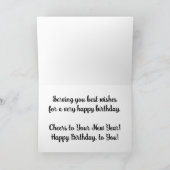 「Order Here」誕生日・カード カード (内部)