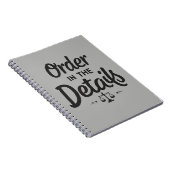 Order in the Details – Court Clerk  ノートブック (右側)