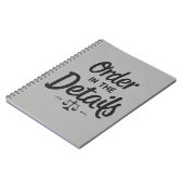 Order in the Details – Court Clerk  ノートブック (左側)