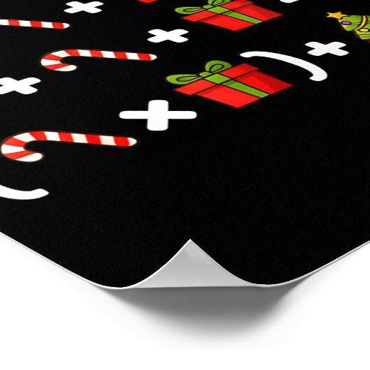 Order Of Operations Quiz Christmas Math Teacher 67 ポスター (角)