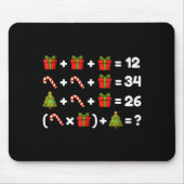 Order Of Operations Quiz Christmas Math Teacher 67 マウスパッド (正面)
