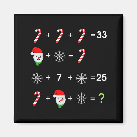 Order Of Operations Quiz Funny Math Teacher Christ マグネット (正面)