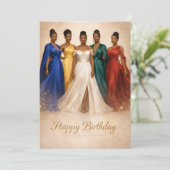 Order of the Eastern Star Birthday Card 招待状 (スタンド正面)