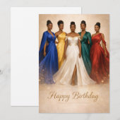 Order of the Eastern Star Birthday Card 招待状 (正面/裏面)