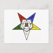 Order of the Eastern Star Emblem ポストカード (正面)