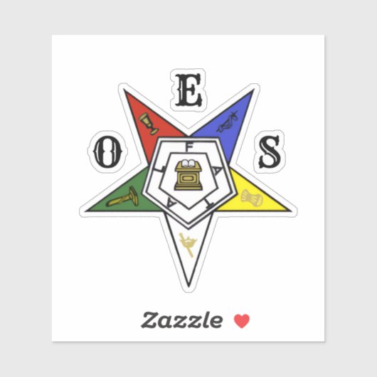 Order of the Eastern Star Emblem of the Order シール (シート)