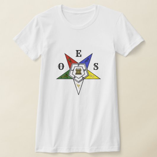 Order of the Eastern Star Emblem of the Order Tシャツ (レイダウン)