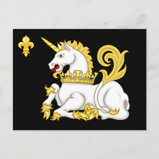 Order of the Unicorn Flag Postcard ポストカード (正面)