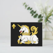 Order of the Unicorn Flag Postcard ポストカード (スタンド正面)