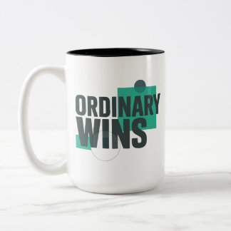 Ordinary, and proud of it! Statement graphic about ツートーンマグカップ