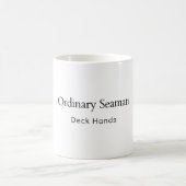 Ordinary Seaman Deck Hands コーヒーマグカップ (中央)