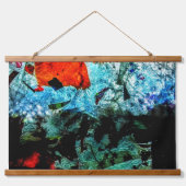 Ordinary texture Wood topped wall tapestry,Clear  吊り下げ型タペストリー (正面)