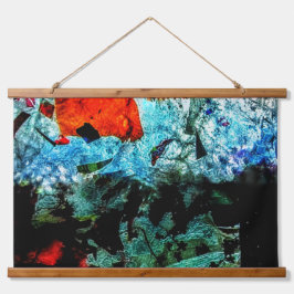 Ordinary texture Wood topped wall tapestry,Clear  吊り下げ型タペストリー