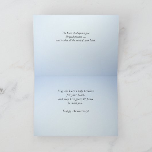 Ordination Anniversary司祭、クロス華美さん カード (内部)