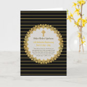 Ordination Anniversary Card – 任意の聖職者またはYRS カード (黄色い花)