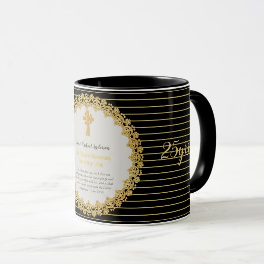 Ordination Anniversary MUG – 任意の聖職者またはYRS マグカップ (正面右)