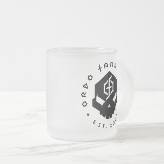 OrdoのFanaticusによって曇らされるマグ2017年 フロストグラスマグカップ (正面右)