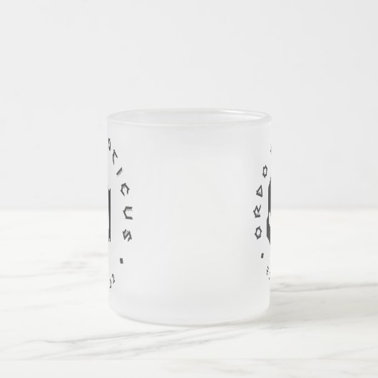 OrdoのFanaticusによって曇らされるマグ2017年 フロストグラスマグカップ (中央)