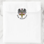 Ordo Teutonicus Kaiseradler Aufkleber スクエアシール (バッグ)