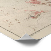 OreBodies and Topography of MineHill, New Almaden ポスター (角)