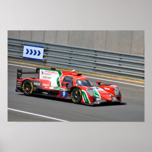 Oreca 07 Gibson no9 24 Hours of Le Mans 2023 ポスター (正面)