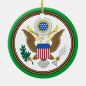 Oregon*のクリスマスのオーナメント セラミックオーナメント (裏面)