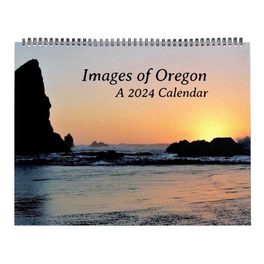 Oregon A 2024カレンダーの画像 カレンダー (カバー)