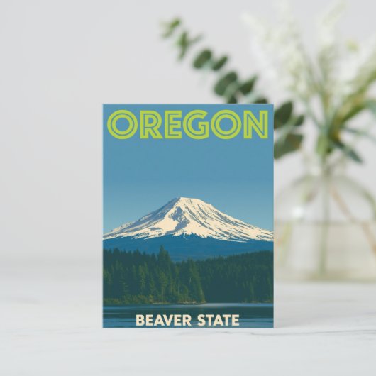 Oregon Beaver State ポストカード (スタンド正面)